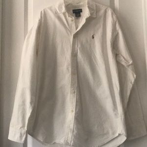 White Ralph Lauren button up